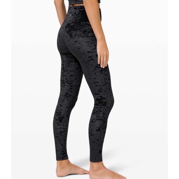 Lululemon Wunder Lounge High-Rise Tight 28" *Crushed Velvet Size 6 - Picture 1 of 15